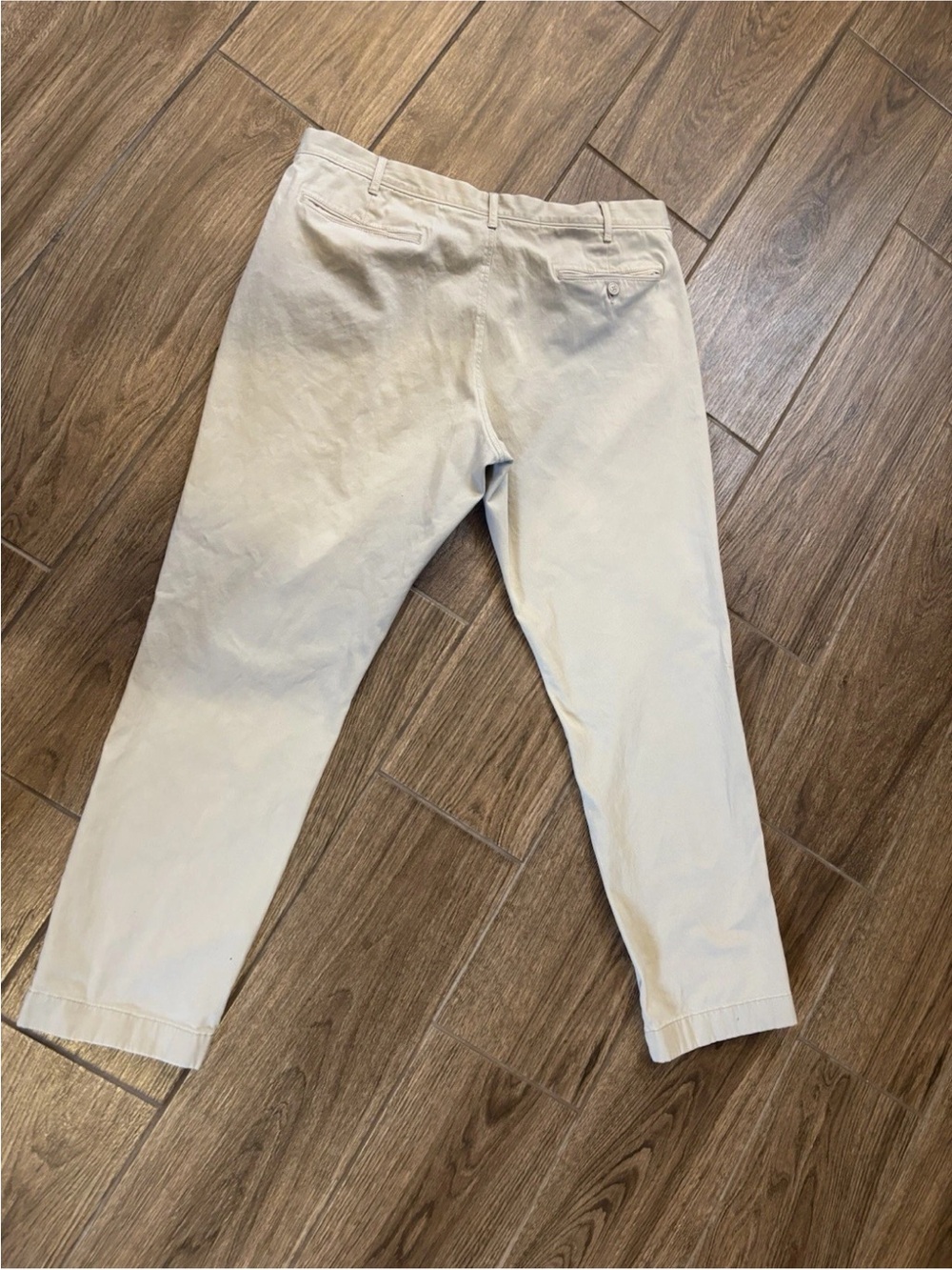 J.Crew 770 Chino Pants Mens 38x32 Khaki Straight Casual Work - Picture 2 of 7